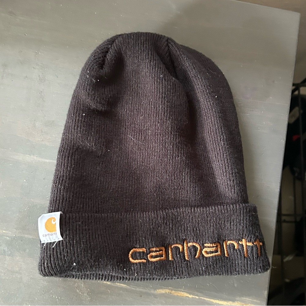 Carhartt Dark Brown Knit Hat